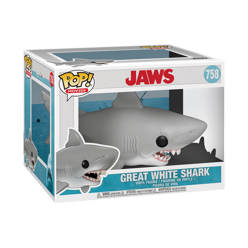 Funko - Jaws - Great White Shark Super Size (#758) - Kitsune Relics