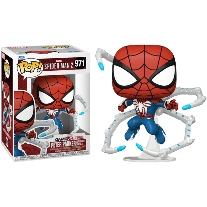 Funko - Marvel - Spider-Man 2 - Peter Parker in Advanced Suit 2.0 (#971 ...